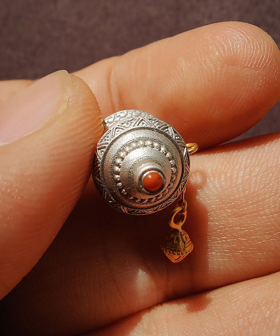 Handmade Original Design Silver Gilding Eight Guardian Pendant Necklace