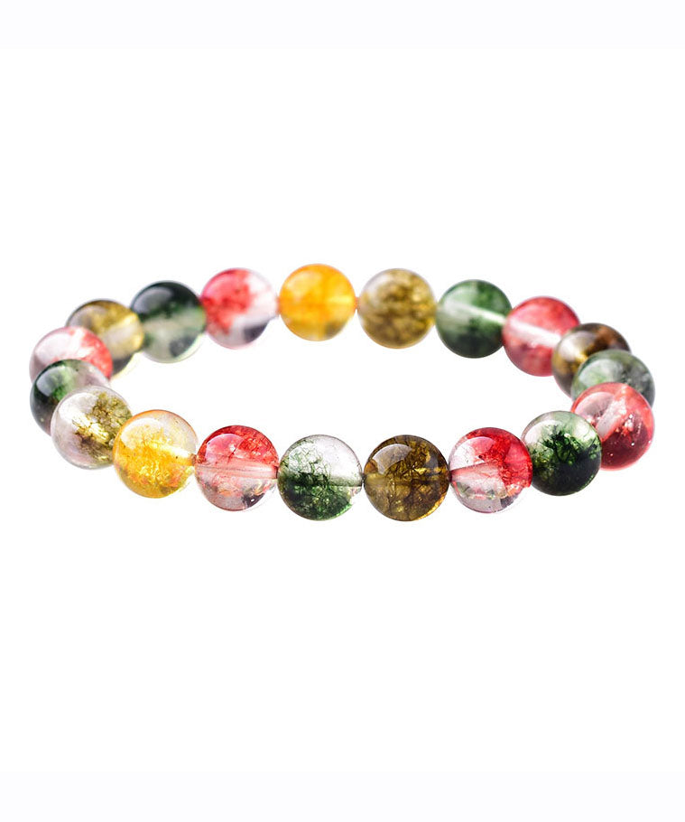 Rainbow Crystal Beaded Bracelet