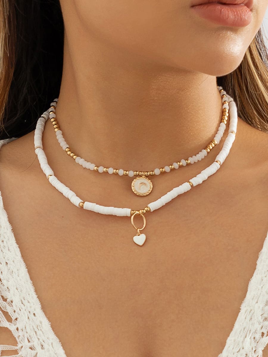 Heart Crystal Necklace
