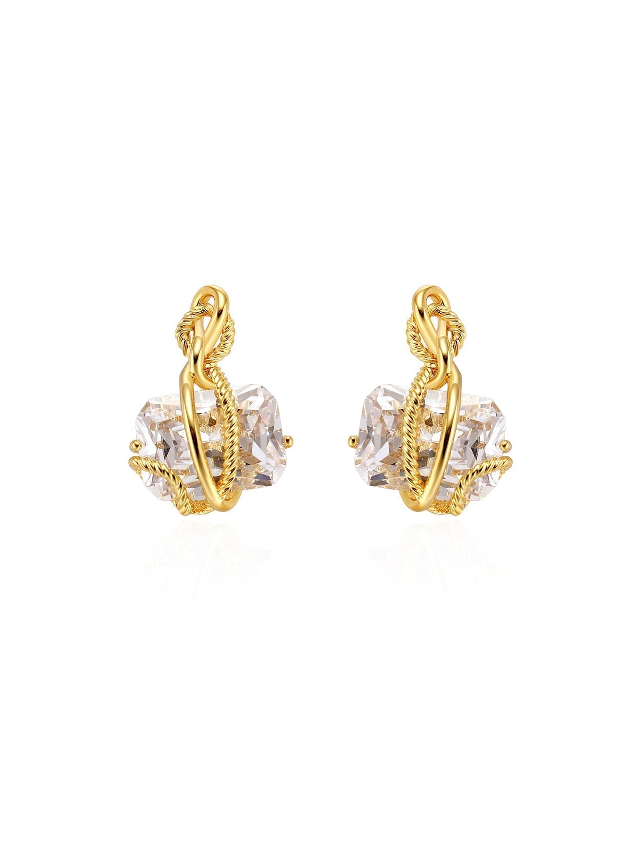 Valeria Crsytal Pendant Earrings