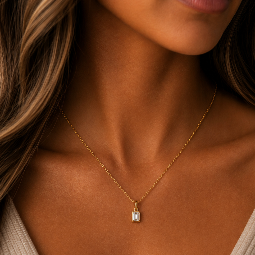 "keaton" Lab Diamond 925 Necklace
