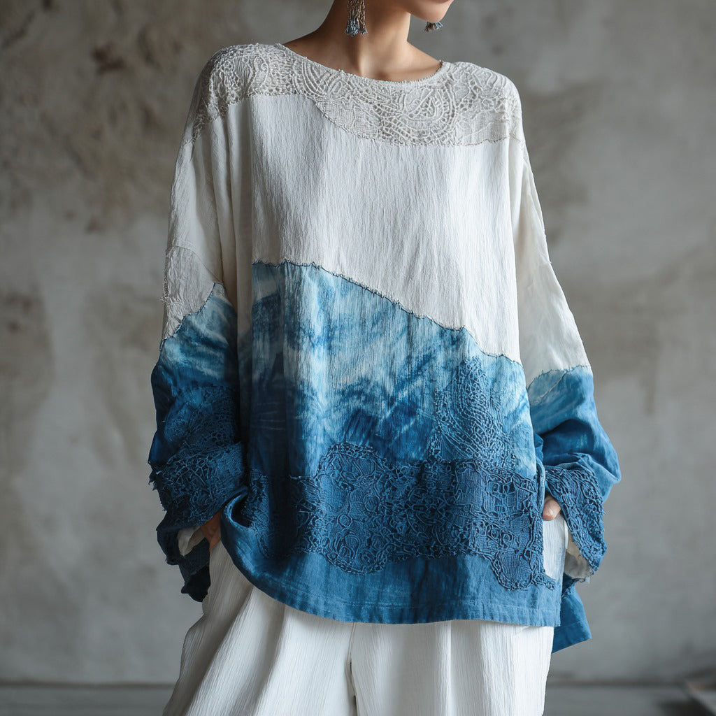 White blue