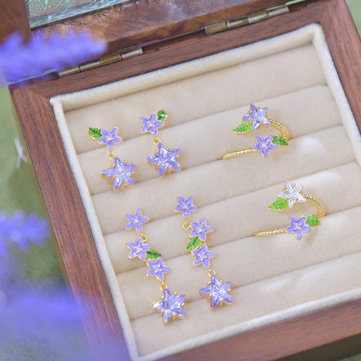 Bellflower Nocturne Earrings