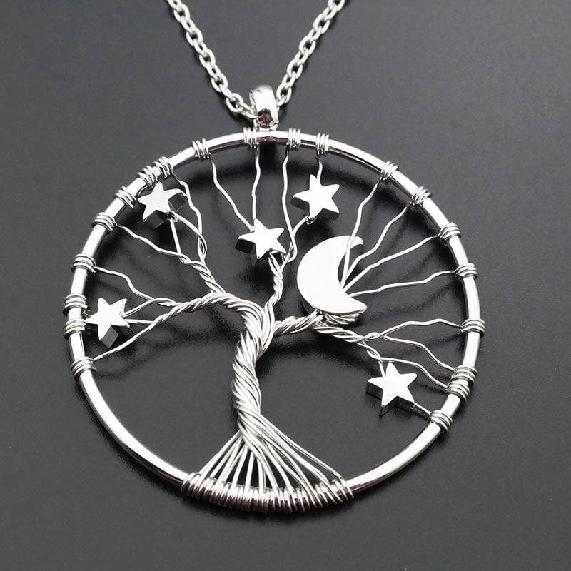 Starry Night & Tree of Life Necklace