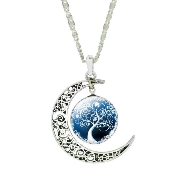 The Tree of Life Moon Necklace