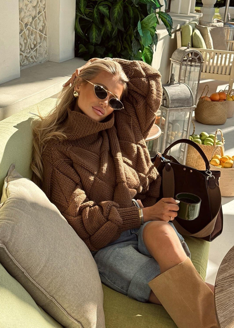 A Vintage Style Sweater with Delicate Timeless Details