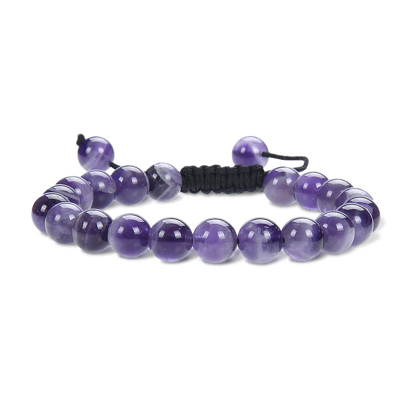 Adjustable Spiritual Healing Bracelet With Gemstone Beads