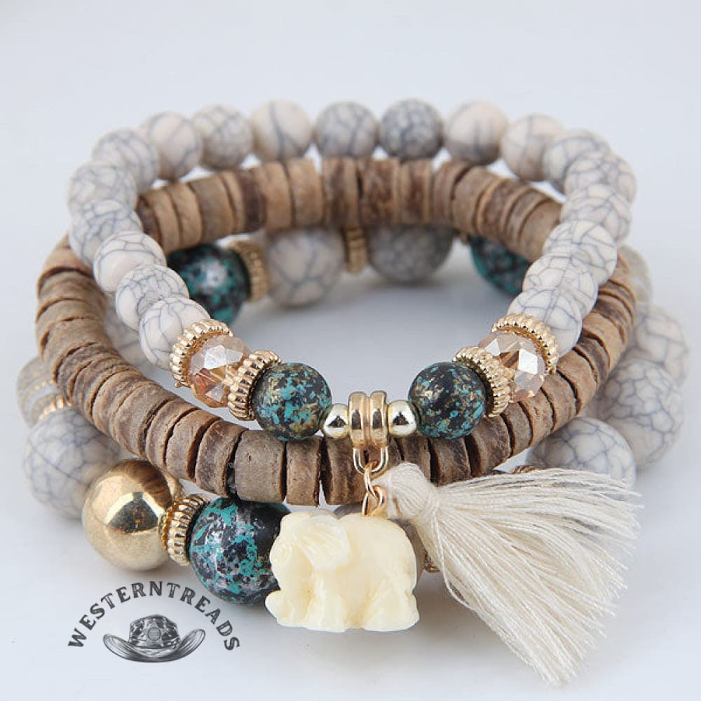 Beaded Tassel Bracelet