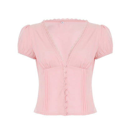 A Vintage Style Top with Delicate Timeless Details
