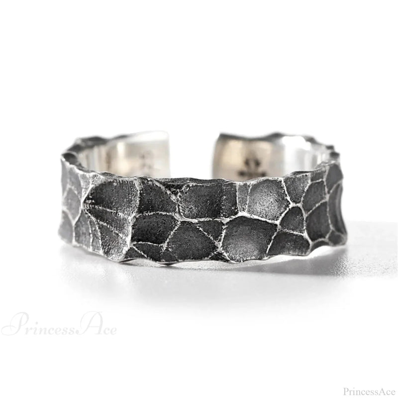 Stylish Silver Simple Gothic Ring