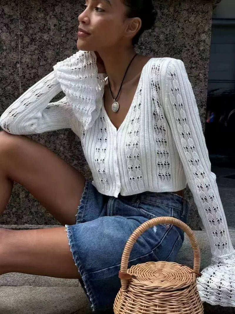 Vintage Inspired Cardigan with a Contemporary Edge