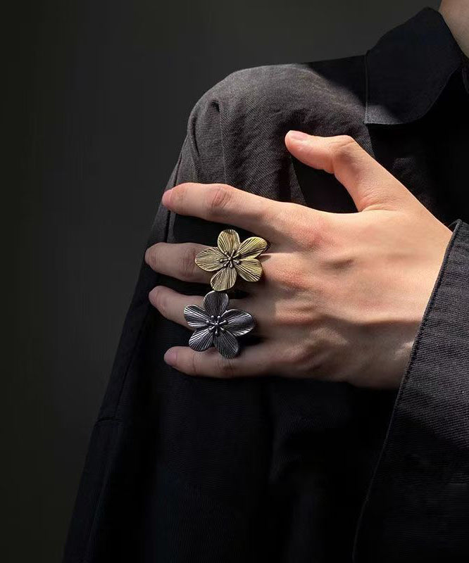 Metal Open Rings Two-piece Set