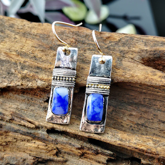 Natural Blue Earrings