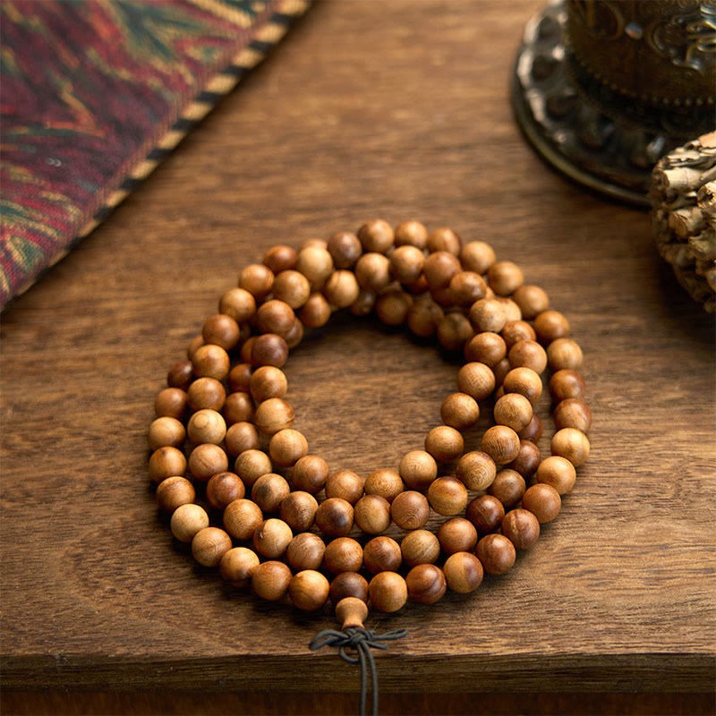 108 Beads Lightning Strike Peach Wood Protection Bracelet