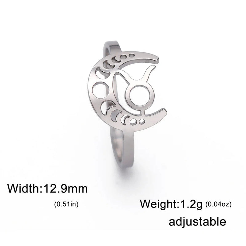 Moonlit Constellation Rings