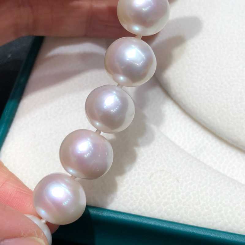 11-12mm Classic Aaa Grade Freshwater Pearl Necklace