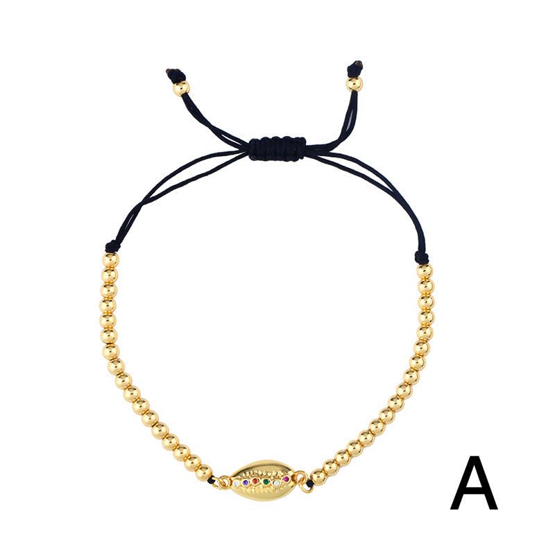 Adrianna Dainty Shell Zircon Bracelet