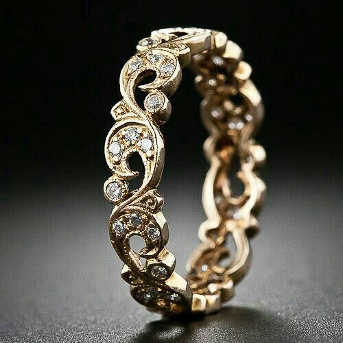 Bright Ivy Zirconia Ring