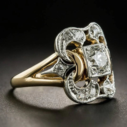 Zirconia Gold Ring