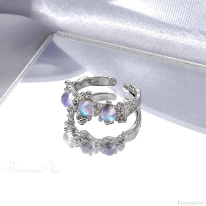 Dark Animal Butterfly Zircon Star Ring