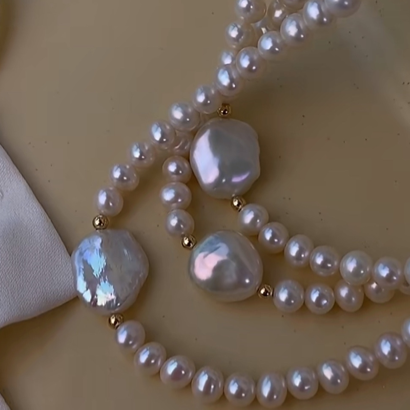 12mm Baroque Pearl Necklace