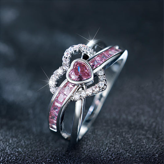Heartlight Infinity Ring