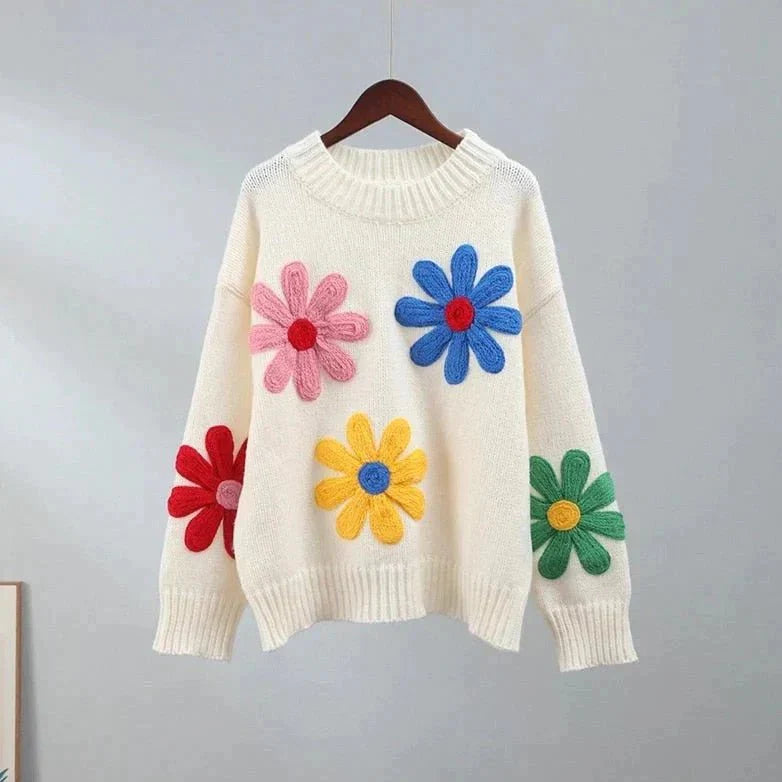 Olga® | Sweater with flowers