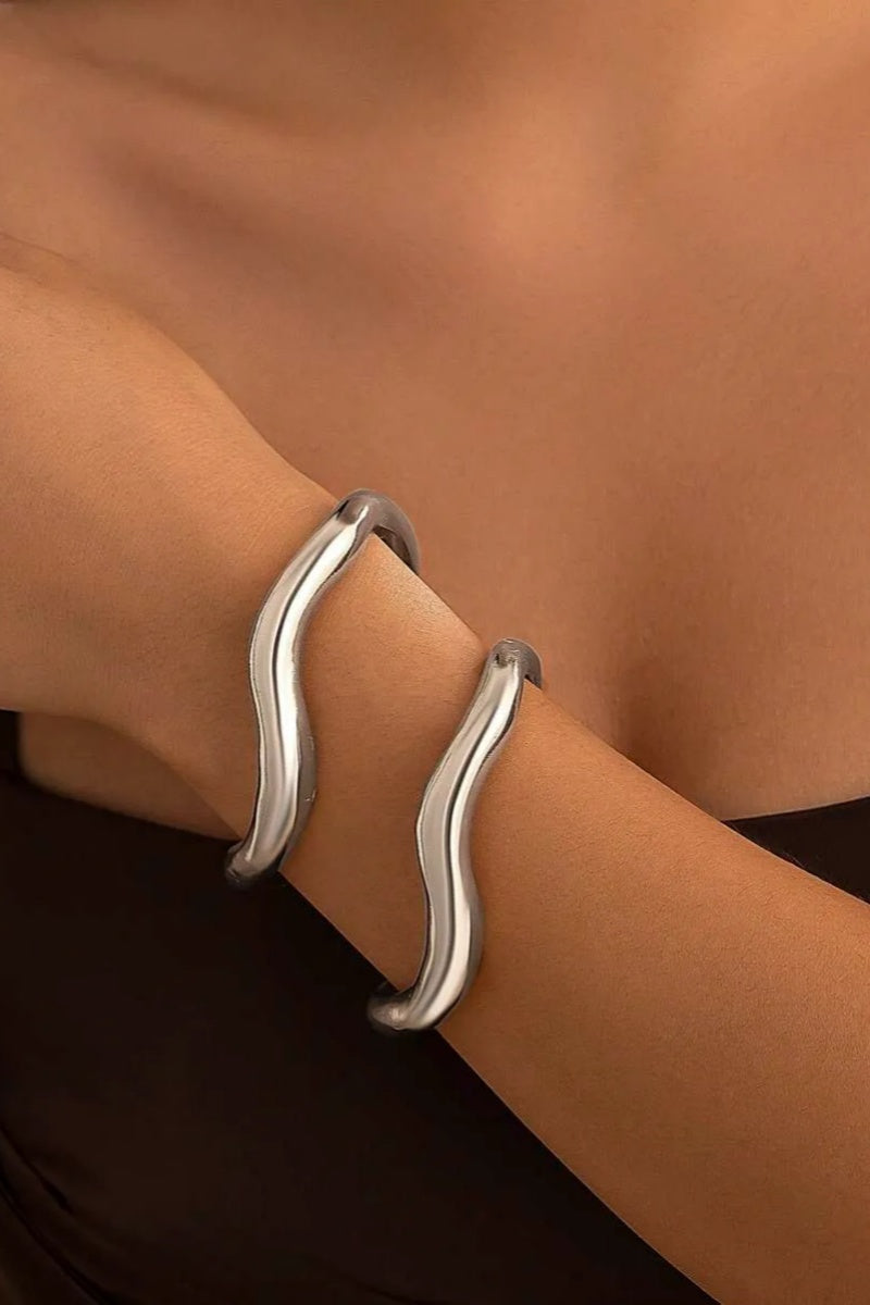 Punk Asymmetric Cuff Bracelet