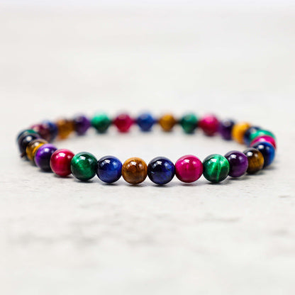 Buddha Stones Various Tiger Eye Confidence Bracelet