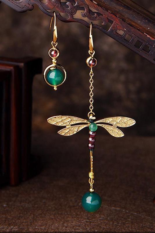 Irregular Dragonfly Earrings