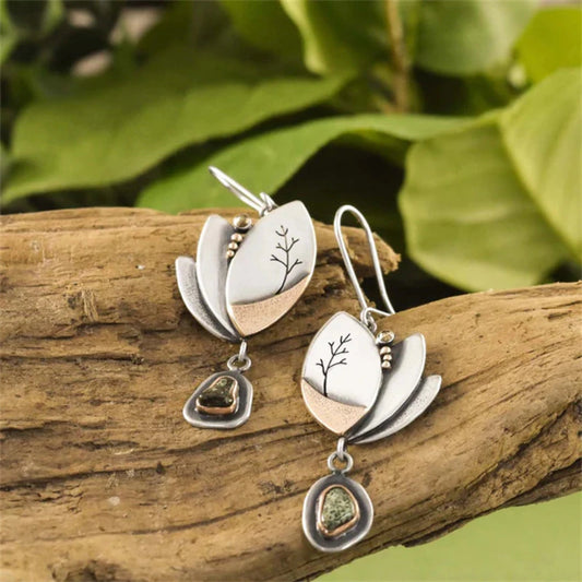 Nature Earrings in Silver