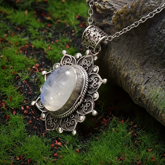 Moonstone Rounded Necklace