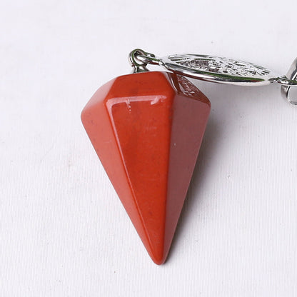 2.2" Multi-stone Arrowhead Pendant for Spiritual Energy