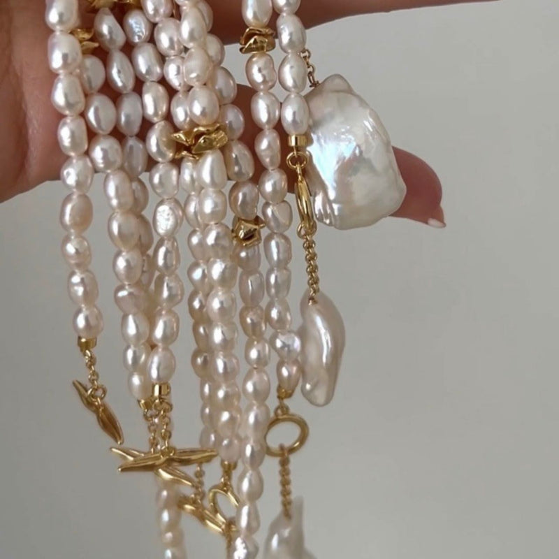 3-4mm Baroque Pearl Necklace