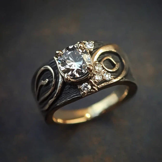 Dark Zirconia Ring