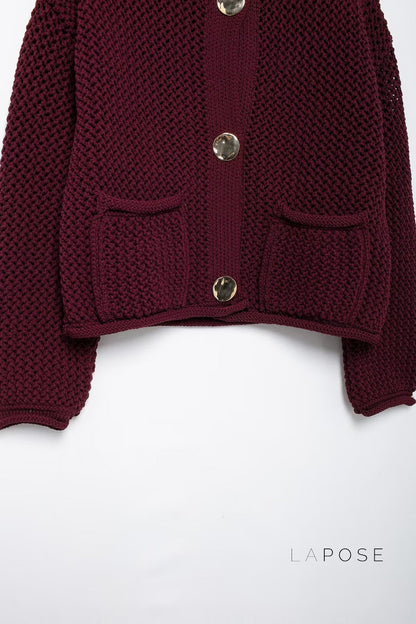 A Vintage Style Cardigan with Delicate Timeless Details