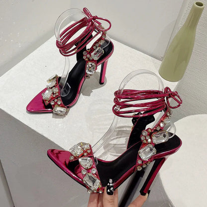 A Vintage Style Sandals with Delicate Timeless Details