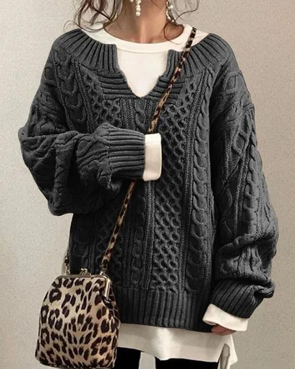 Gracefully Designed Sweater