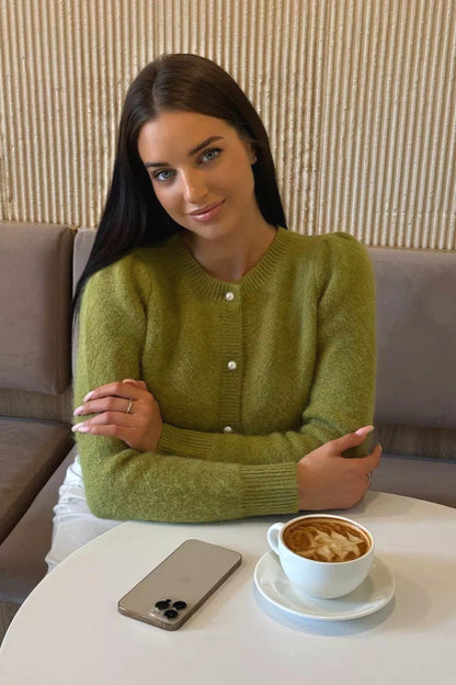 Classic Vintage Cardigan with a Flattering Fit
