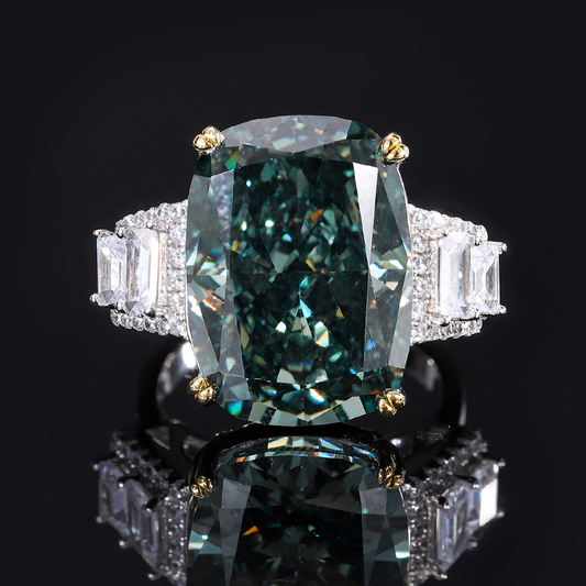 Cosmic Crystal Ring in Sterling Silver