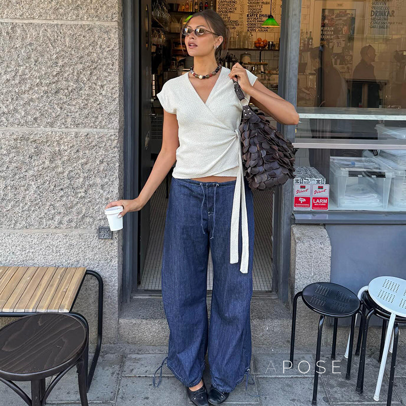 A Vintage Style Pants with Delicate Timeless Details