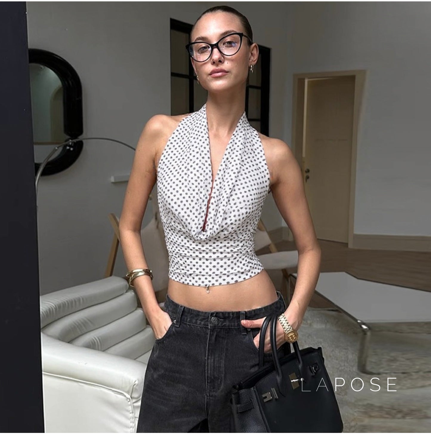Gracefully Styled Top for Any Occasion