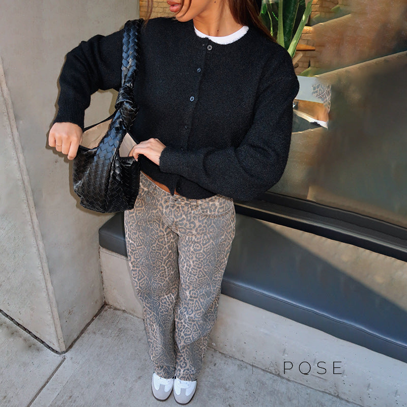Classic Vintage Cardigan with a Flattering Fit