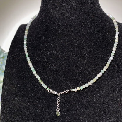 2mm Mixed Crystal Faceted Spiritual Necklace Healing Energy