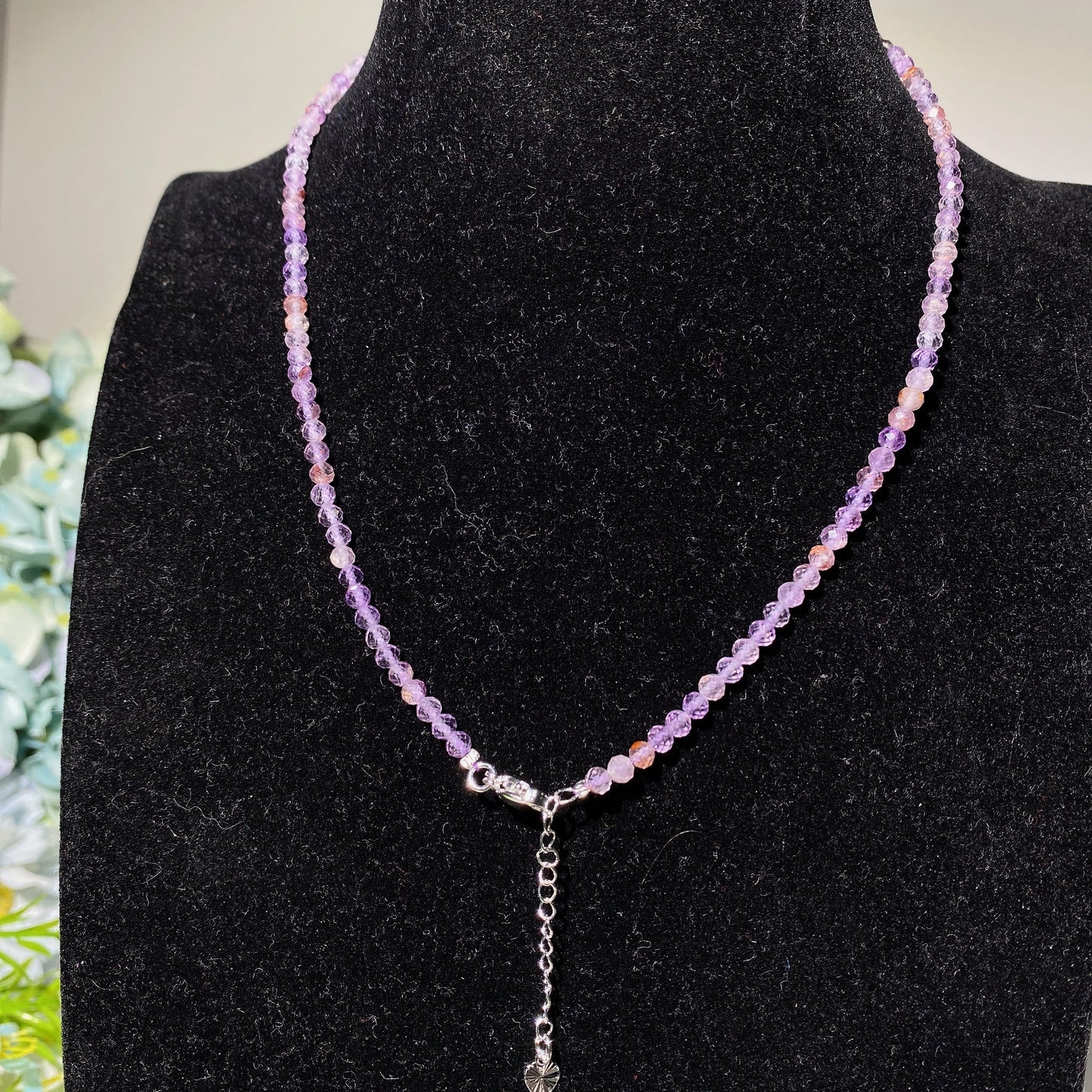 2mm Mixed Crystal Faceted Spiritual Necklace Healing Energy