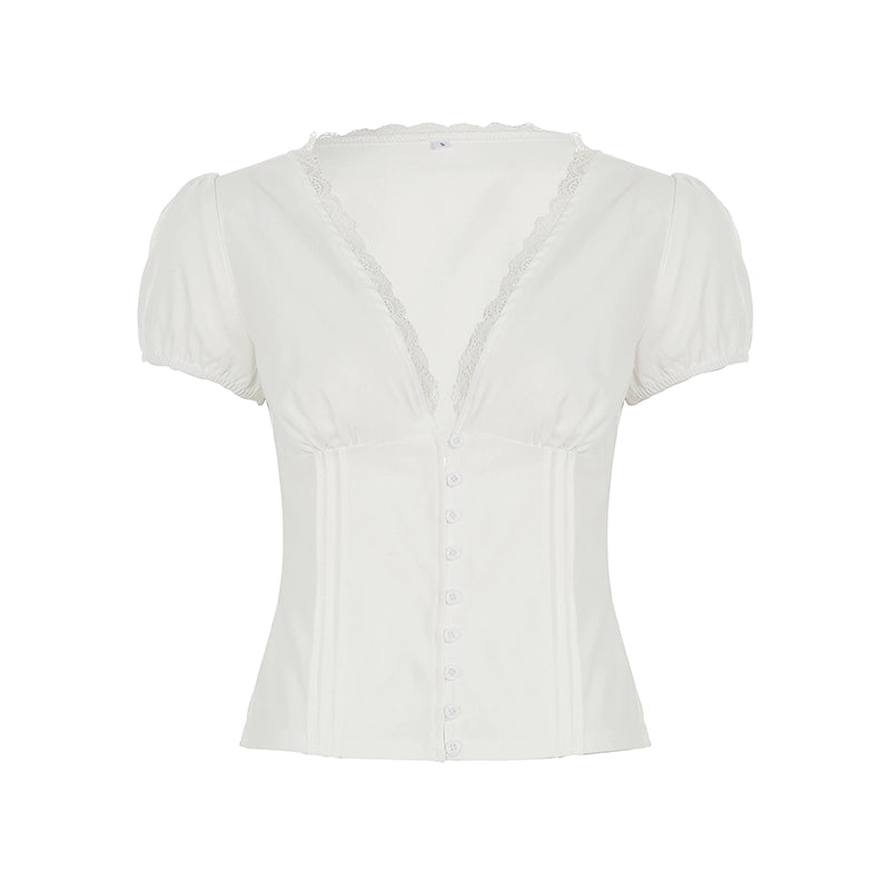 A Vintage Style Top with Delicate Timeless Details