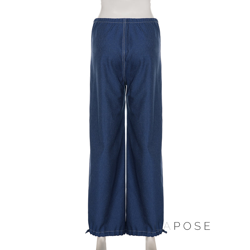 A Vintage Style Pants with Delicate Timeless Details