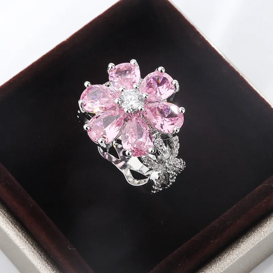 Pink Blossom Ring