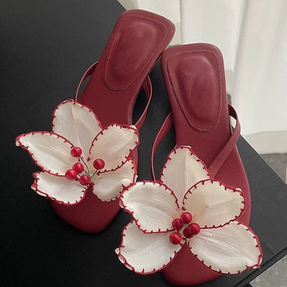A Vintage Style Sandals with Delicate Timeless Details