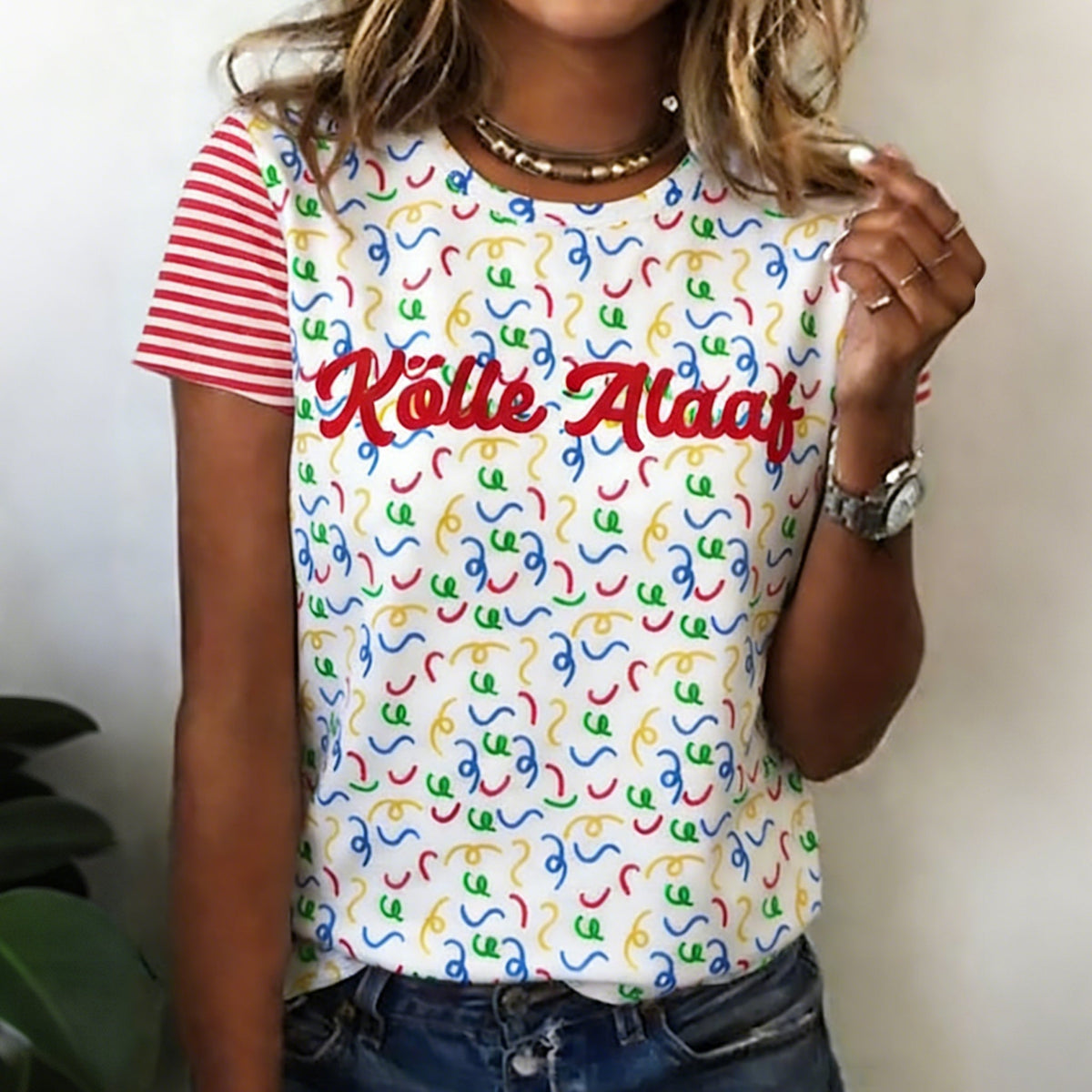 Comstylish Women's Kölle Alaaf All-over Print T-shirt